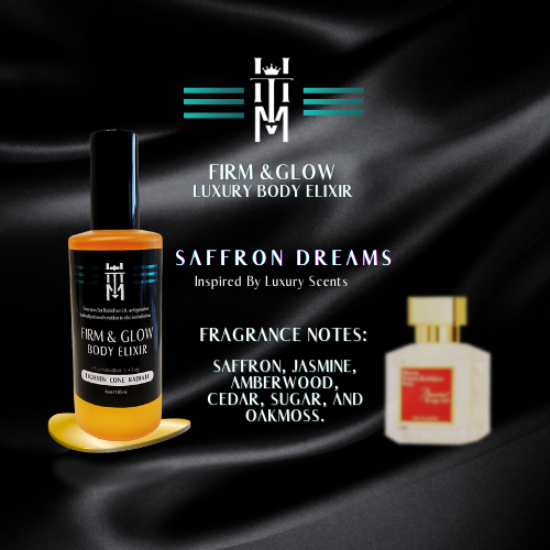 SAFFRON DREAMS: Firm & Glow Luxury Body Elixir - Inspired Scent - Sea Buckthorn