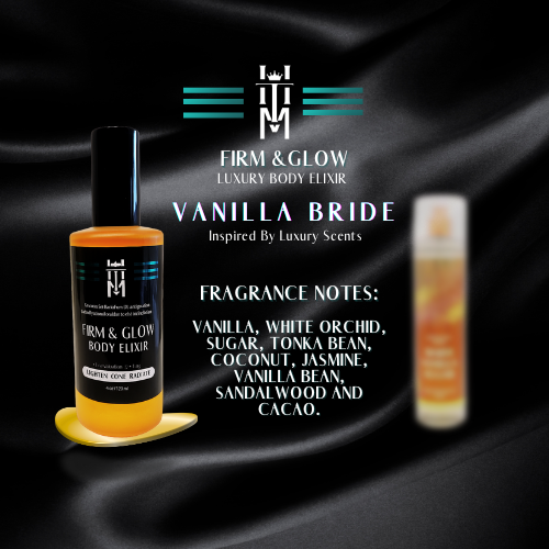 VANILLA BRIDE: Firm & Glow Luxury Body Elixir - Inspired Scent - Sea Buckthorn