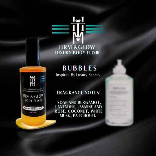BUBBLES: Firm & Glow Luxury Body Elixir - Inspired Scent - Sea Buckthorn