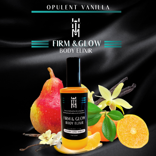 OPULENT VANILLA: Firm & Glow Body Elixir - Sea Buckthorn Oil