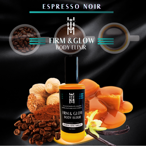 ESPRESSO NOIR: Firm & Glow Body Elixir - Sea Buckthorn Oil