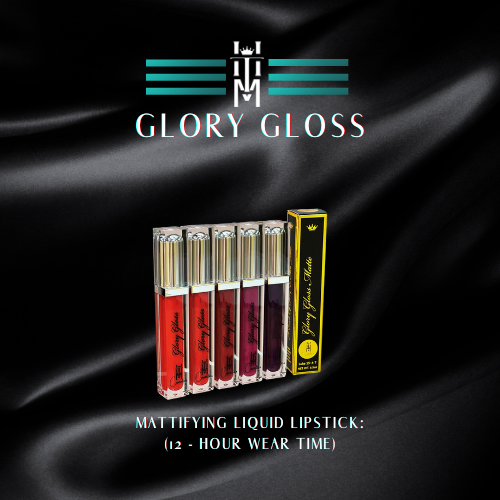 GLORY GLOSS: Long lasting Mattifying Liquid Lipstick (12 - Hour Wear Time)