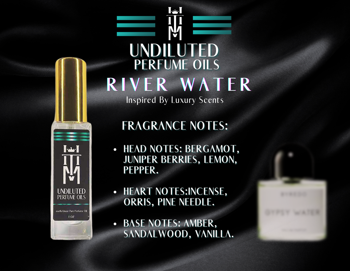 RIVER WATER: Undiluted Perfume Oils / Pure Fragrance Oils & Concentrates