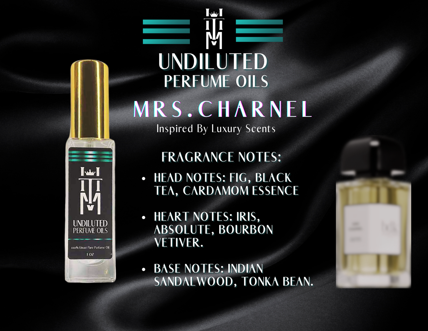 MRS. CHARNEL: Undiluted Perfume Oils / Pure Fragrance Oils & Concentrates