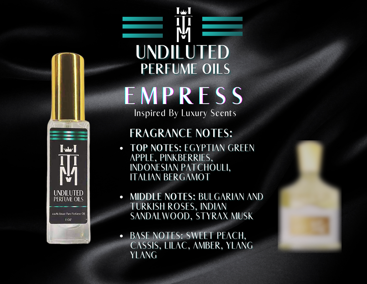 EMPRESS: Undiluted Perfume Oils / Pure Fragrance Oils & Concentrates