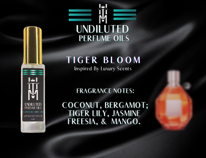 TIGER BLOOM: Undiluted Perfume Oils / Pure Fragrance Oils & Concentrates