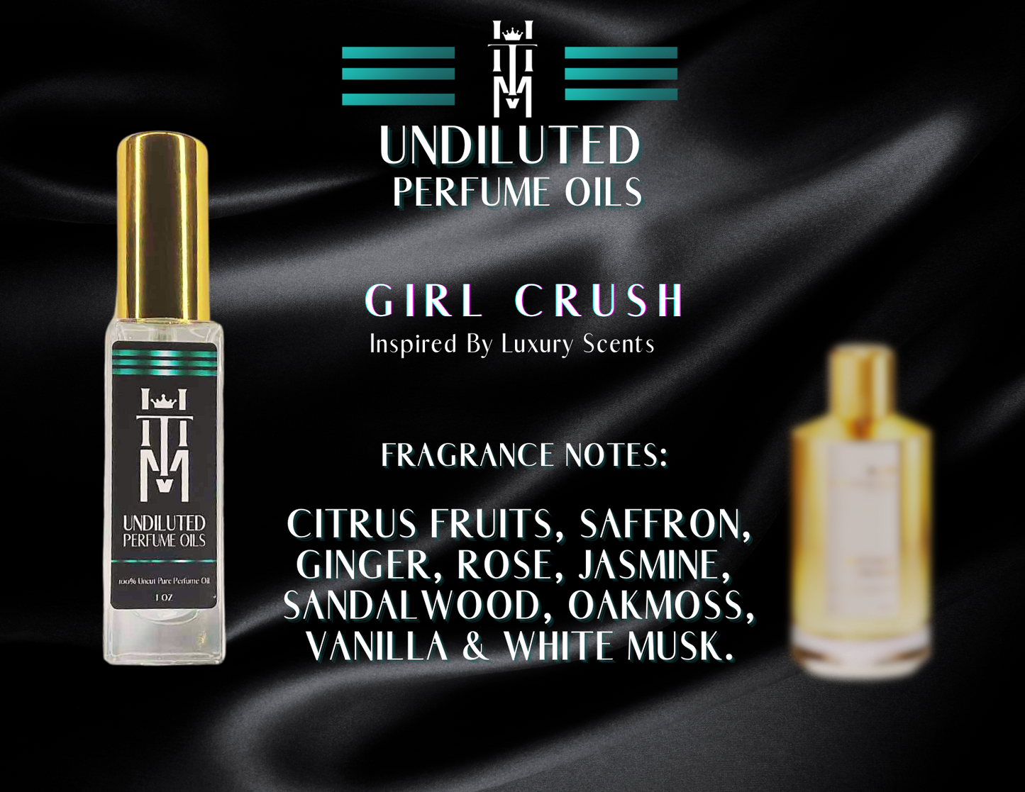 GIRL CRUSH: Undiluted Perfume Oils / Pure Fragrance Oils & Concentrates