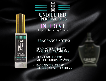 IN LOVE: Undiluted Perfume Oils / Pure Fragrance Oils & Concentrates