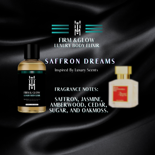 Firm & Glow Body Elixir Luxury Scents - Sea Buckthorn SAFFRON DREAMS