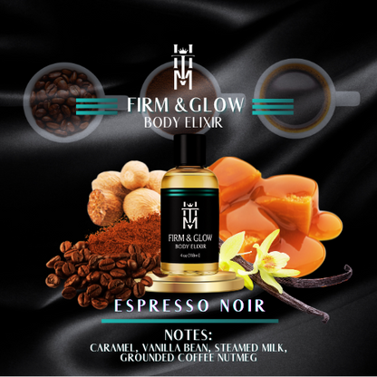 ESPRESSO NOIR: Firm & Glow Body Elixir - Sea Buckthorn Oil