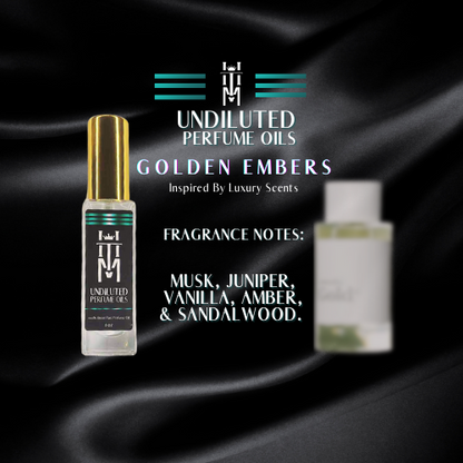 GOLDEN EMBERS: Undiluted Perfume Oils / Pure Fragrance Oils & Concentrates
