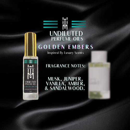 GOLDEN EMBERS: Undiluted Perfume Oils / Pure Fragrance Oils & Concentrates