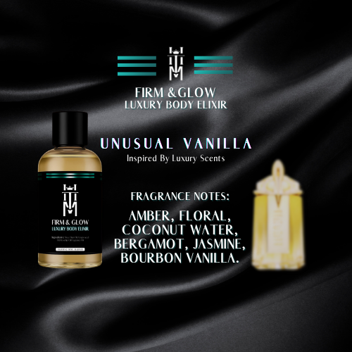 Unusual Vanilla - FIRM & GLOW Luxury Body Elixir (1 FL OZ) Inspired Scents