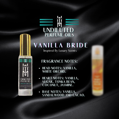VANILLA BRIDE : Undiluted Perfume Oils / Pure Fragrance Oils & Concentrates