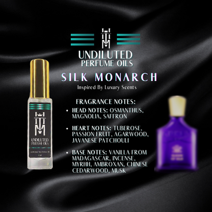 SILK MONARCH: Undiluted Perfume Oils / Pure Fragrance Oils & Concentrates