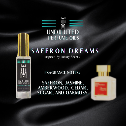 SAFFRON DREAMS: Undiluted Perfume Oils / Pure Fragrance Oils & Concentrates
