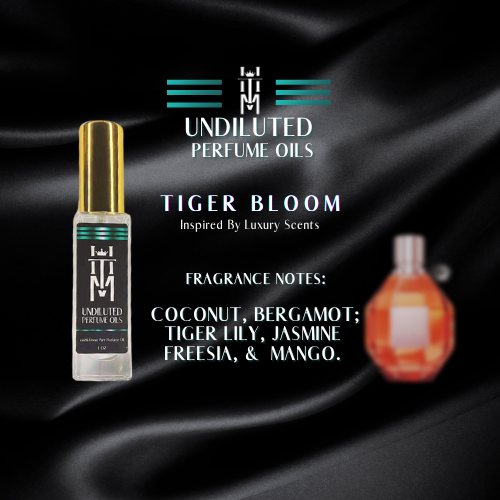TIGER BLOOM: Undiluted Perfume Oils / Pure Fragrance Oils & Concentrates
