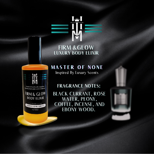 MASTER OF NONE: Firm & Glow Luxury Body Elixir- Inspired  Scents - Sea Buckthorn
