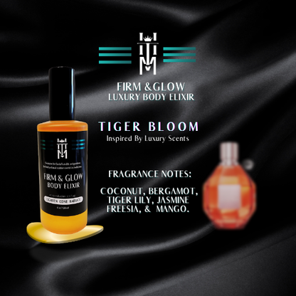 TIGER BLOOM: Firm & Glow Luxury Body Elixir - Inspried Scent - Sea Buckthorn