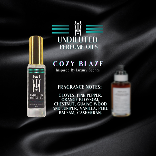 Cozy blaze: Undiluted Perfume Oils / Pure Fragrance Oils & Concentrates (THE FALL COLLECTION)