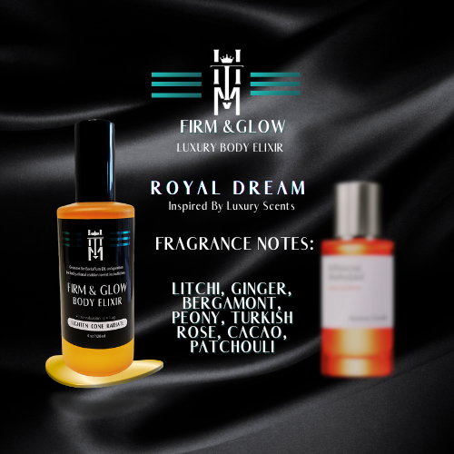ROYAL DREAM: Firm & Glow Luxury Body Elixir Inspired Scent - Sea Buckthorn