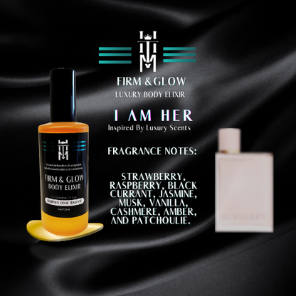 I AM HER: Firm & Glow Luxury Body Elixir - Inspired Scent - Sea Buckthorn