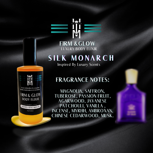 SILK MONARCH: Firm & Glow Luxury Body Elixir - Inspired Scent - Sea Buckthorn