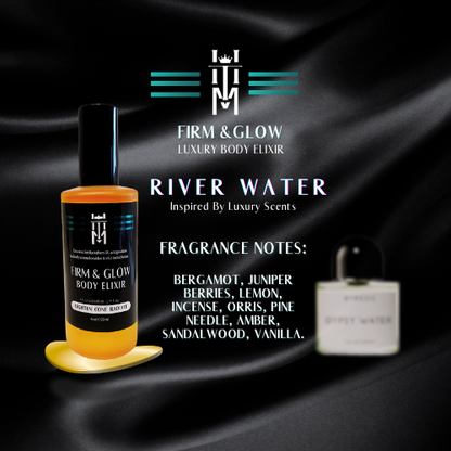RIVER WATER: Firm & Glow Luxury Body Elixir - Inspired Scent - Sea Buckthorn