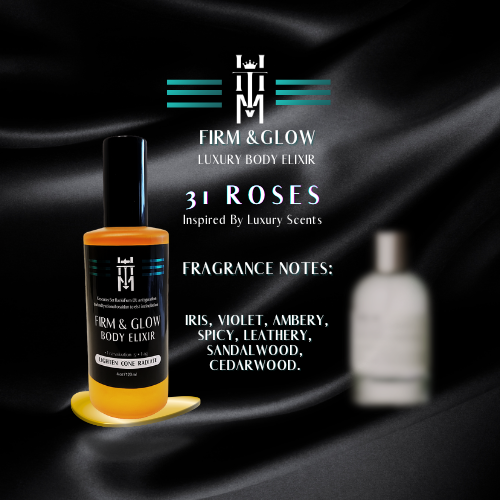 31 ROSES: Firm & Glow Luxury Body Elixir - Inspired Scent - Sea Buckthorn