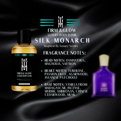 Firm & Glow Body Elixir Luxury Scents - Sea Buckthorn SILK MONARCH