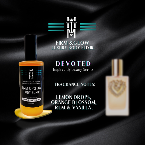 DEVOTED: Firm & Glow Luxury Body Elixir - Inspired Scent - Sea Buckthorn