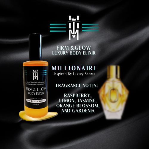 MILLIONAIRE: Firm & Glow Luxury Body Elixir - Inspired Scent - Sea Buckthorn