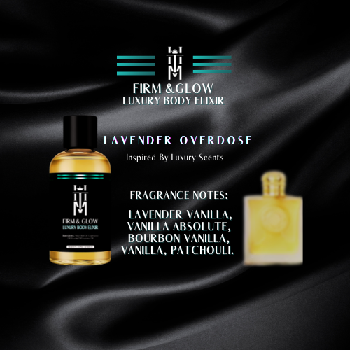 Firm & Glow Body Elixir Luxury Scents - Sea Buckthorn - Lavender Overdose