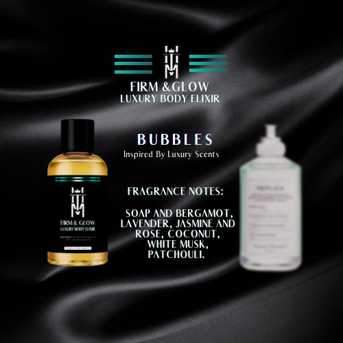 Firm & Glow Body Elixir Luxury Scents - Sea Buckthorn - Bubbles