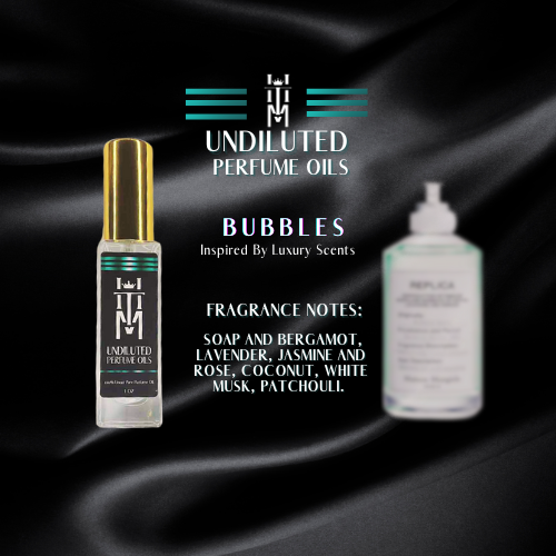 Bubbles: Undiluted Perfume Oils / Pure Fragrance Oils & Concentrates