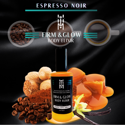ESPRESSO NOIR: Firm & Glow Body Elixir - Sea Buckthorn Oil