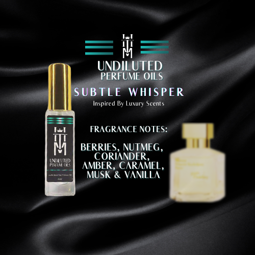 SUBTLE WHISPER: Undiluted Perfume Oils / Pure Fragrance Oils & Concentrates