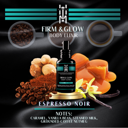 ESPRESSO NOIR: Firm & Glow Body Elixir - Sea Buckthorn Oil