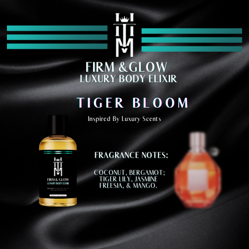 TIGER BLOOM: Firm & Glow Luxury Body Elixir - Inspried Scent - Sea Buckthorn