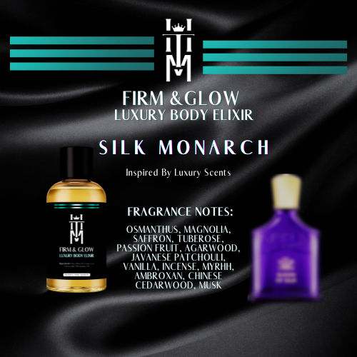 SILK MONARCH: Firm & Glow Luxury Body Elixir - Inspired Scent - Sea Buckthorn