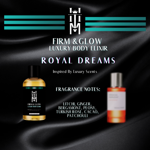 ROYAL DREAM: Firm & Glow Luxury Body Elixir Inspired Scent - Sea Buckthorn