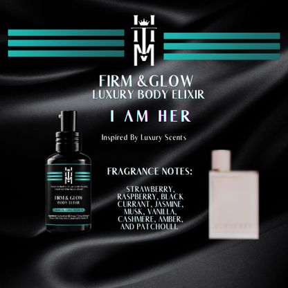 I AM HER: Firm & Glow Luxury Body Elixir - Inspired Scent - Sea Buckthorn
