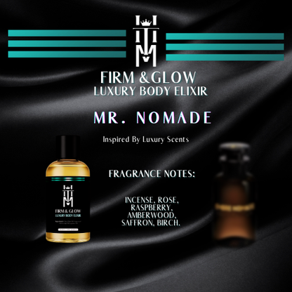 MR.NOMADE: Firm & Glow Luxury Body Elixir - Inspired Scent - Sea Buckthorn