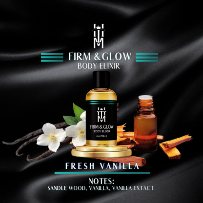FRESH VANILLA: Firm & Glow Body Elixir - Sea Buckthorn Oil