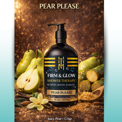 FIRM & GLOW: SHOWER THERAPY -PEAR PLEASE