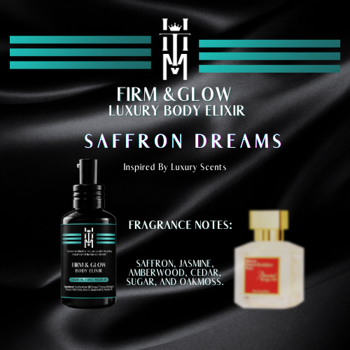 SAFFRON DREAMS: Firm & Glow Luxury Body Elixir  - Inspired Scent - Sea Buckthorn
