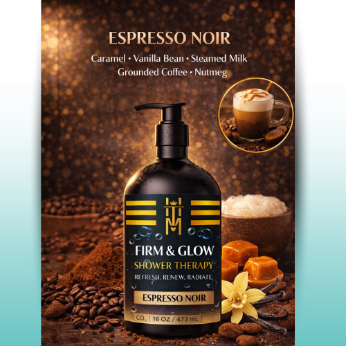 FIRM & GLOW: SHOWER THERAPY -  ESPRESSO NOIR