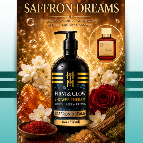 FIRM & GLOW: SHOWER THERAPY - SAFFRON DREAMS