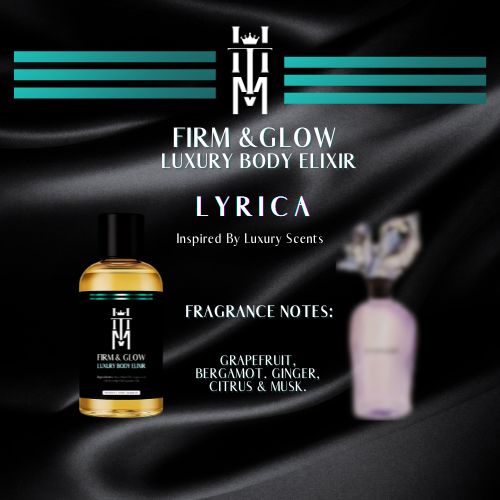 LYRICA: Firm & Glow Luxury Body Elixir - Inspired Scent - Sea Buckthorn