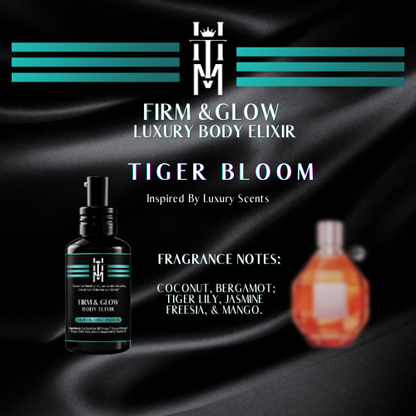 TIGER BLOOM: Firm & Glow Luxury Body Elixir - Inspried Scent - Sea Buckthorn